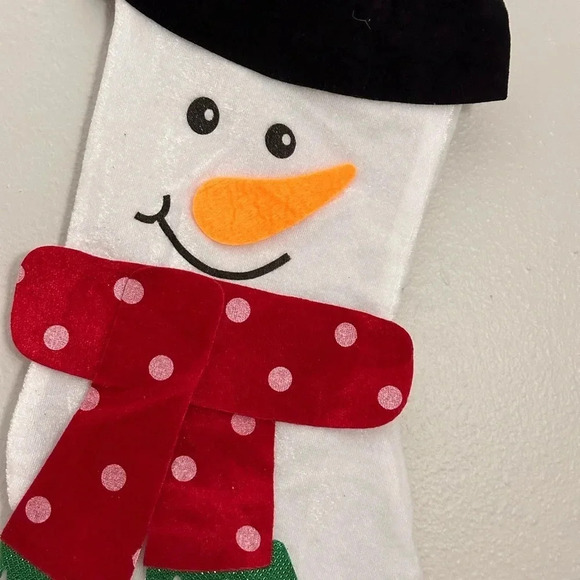 Christmas Stocking snowman Holiday Decor - Picture 5 of 7